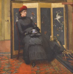 Een Bezoeker, 1885